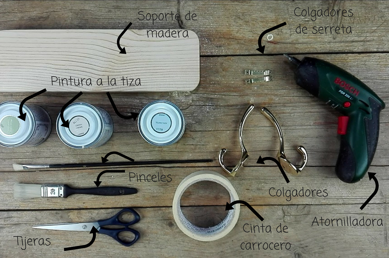 colgador chalk paint