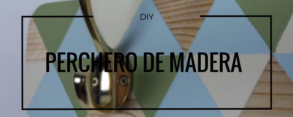 colgador madera chalk paint