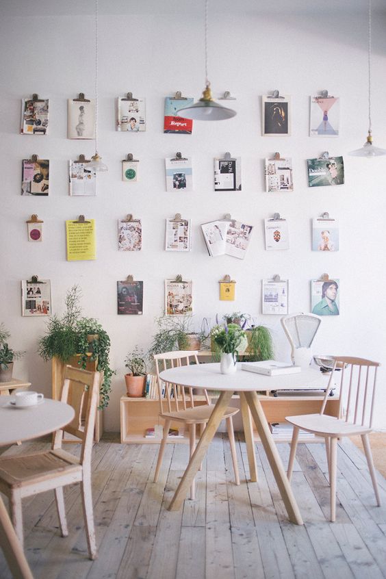 decoracion clipboards madera