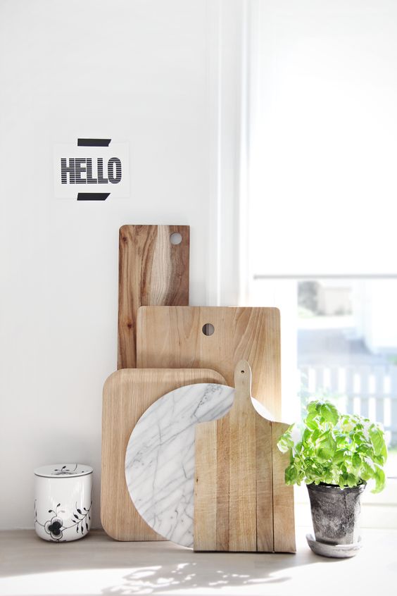 decorar con tablas de corte