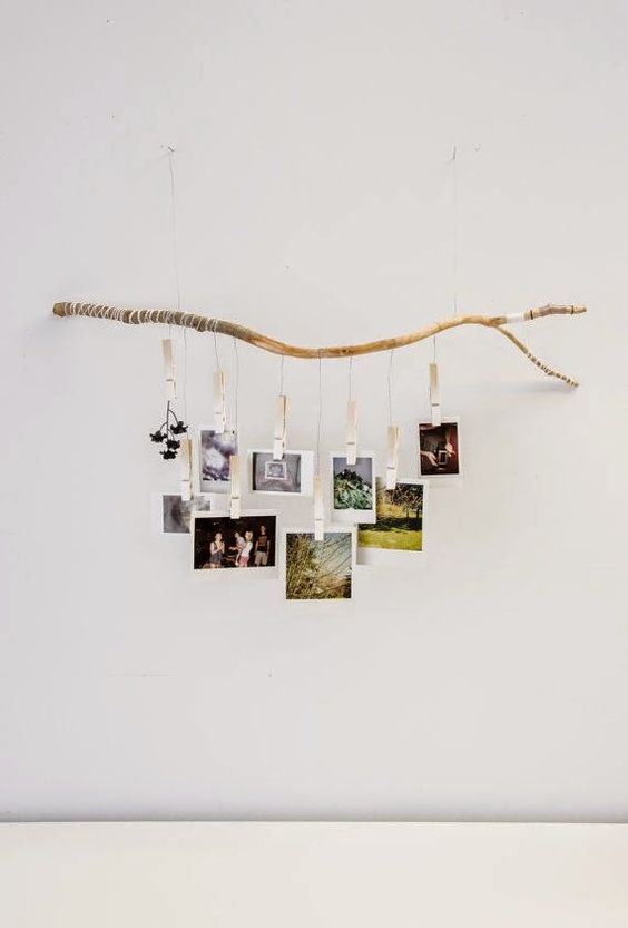 decorar con troncos