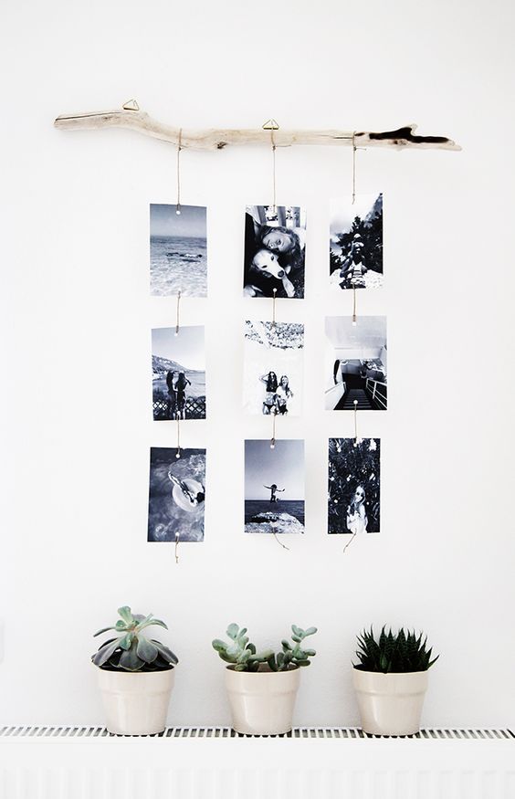 decorar con troncos