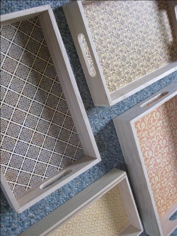decorar bandejas con washi tape