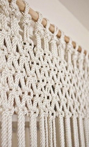 macrame y madera