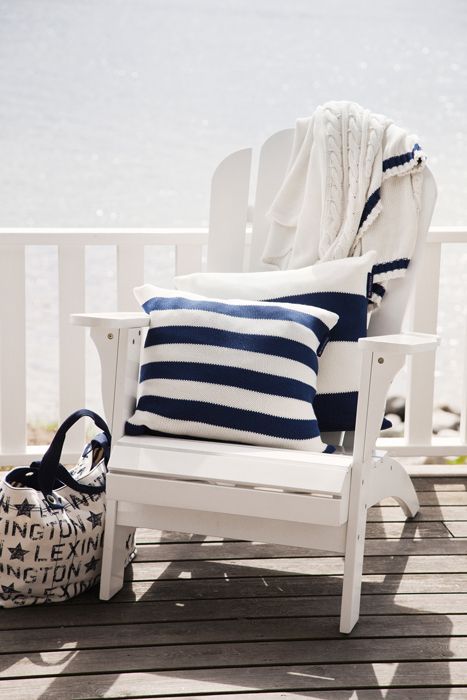 decoracion terrazas estilo marinero mediterraneo navy