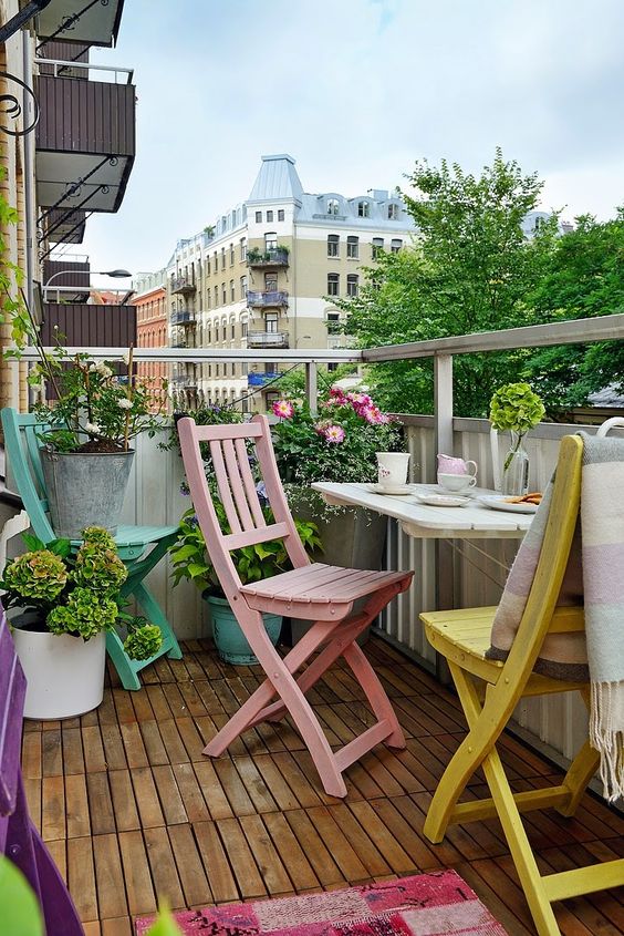 decoracion terrazas colores tendencia