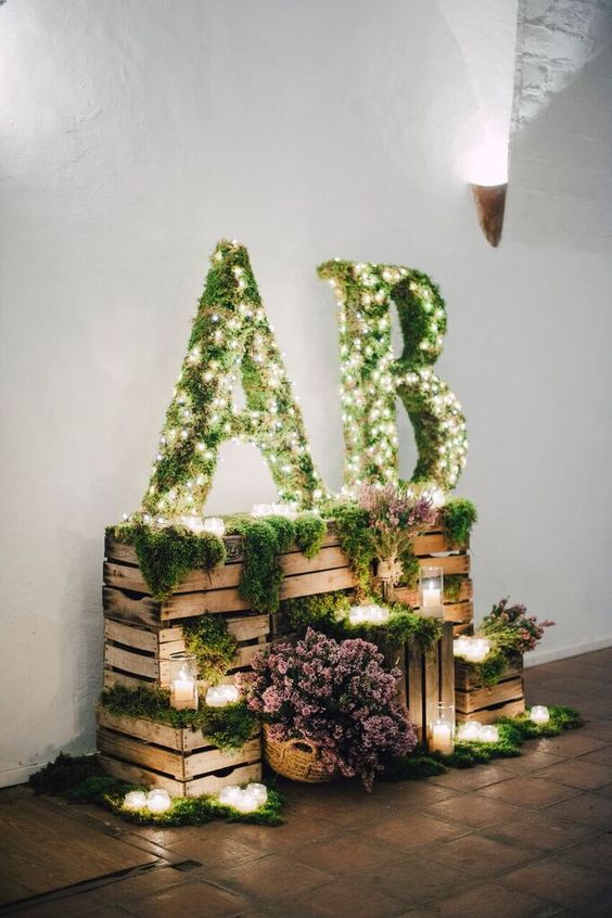 Caja de madera para bodas