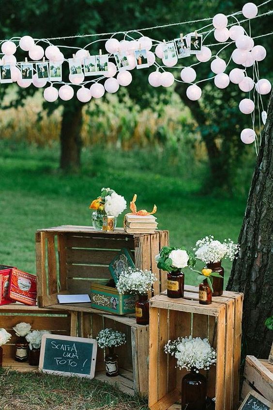 DIY: cajas de madera para decorar tu boda