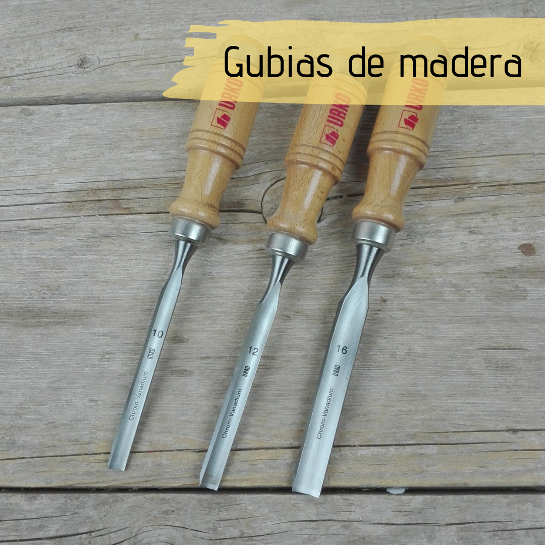 GUBIAS PARA TALLAR TIMBRE O MADERA