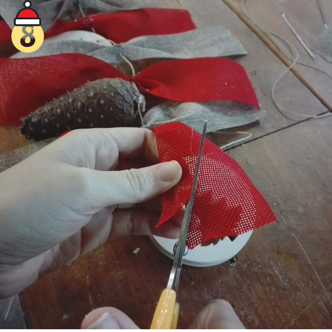 guirnalda navidad madera