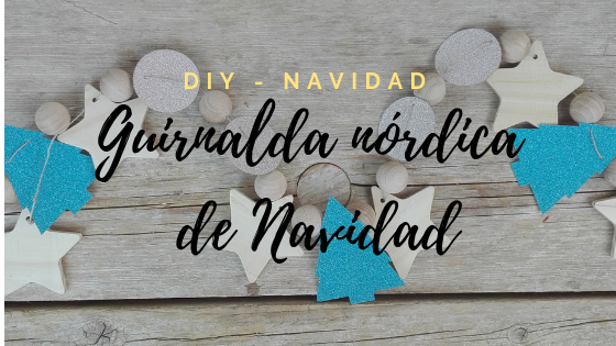 guirnalda navidad madera