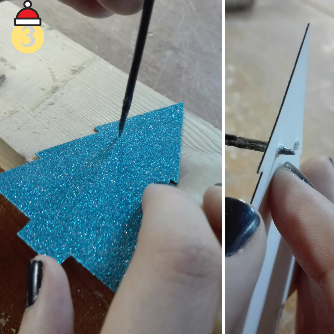 guirnalda navidad madera