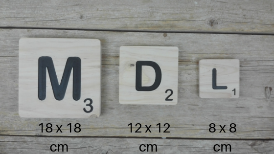 decorar letras madera scrabble
