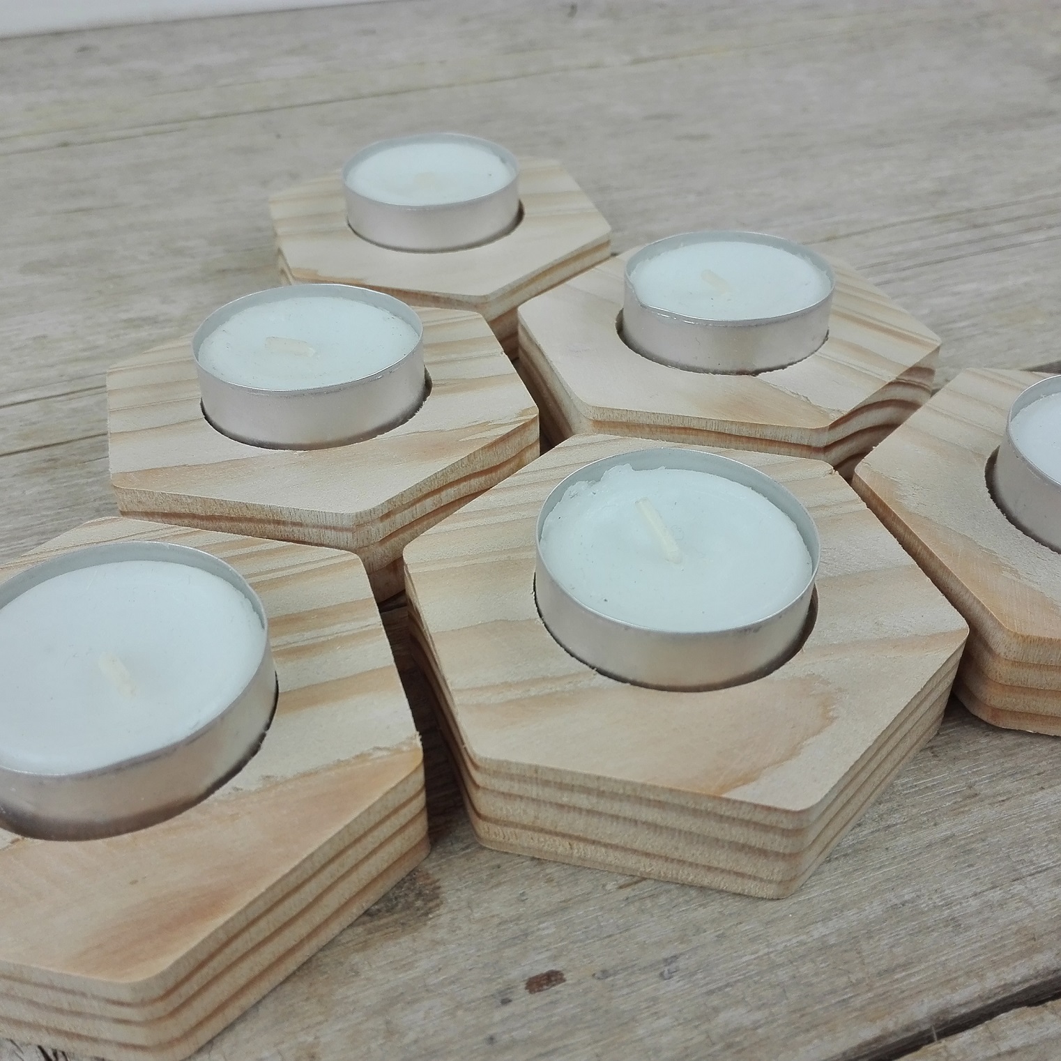 decoracion hexagonal