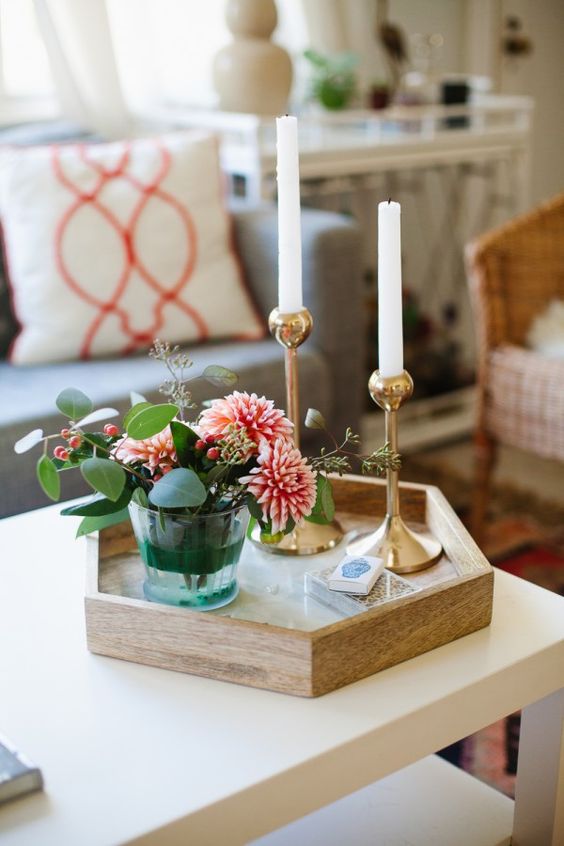 decoracion hexagonal