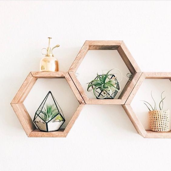 decoracion hexagonal