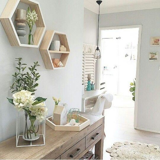 decoracion hexagonal