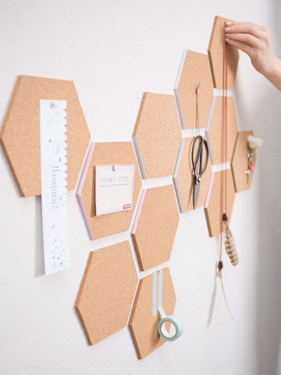 decoracion hexagonal