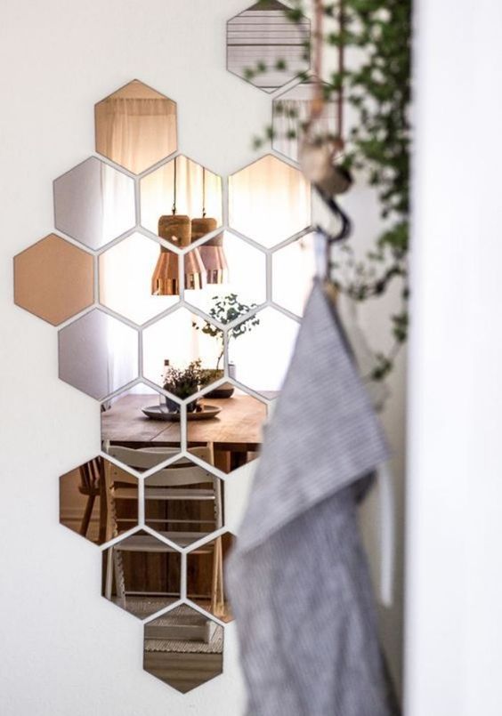 decoracion hexagonal