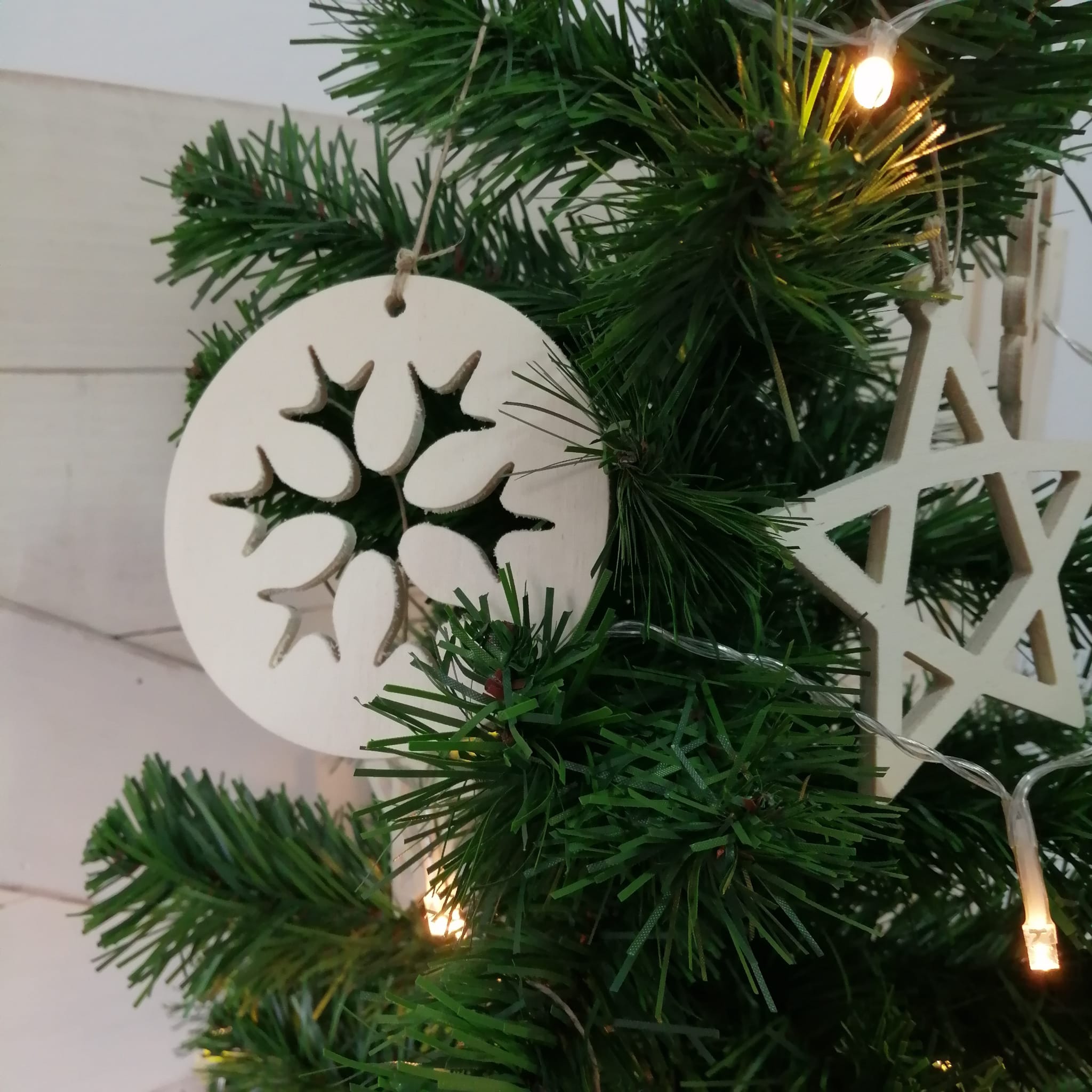 Adornos Navidad de madera