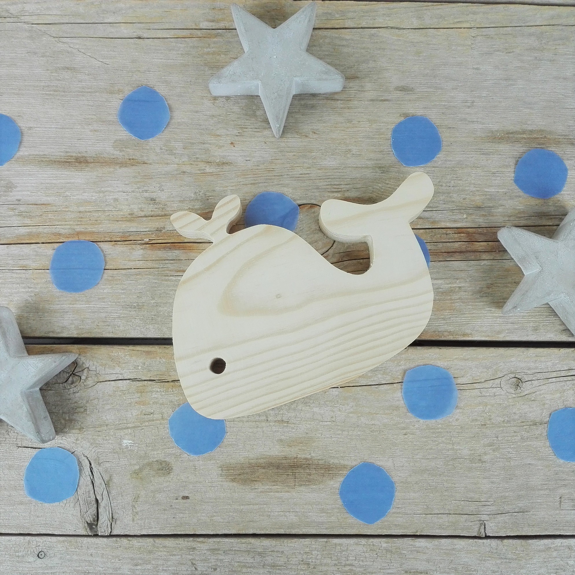 ballena madera decoracion