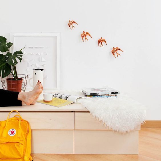 decorar con animales de madera