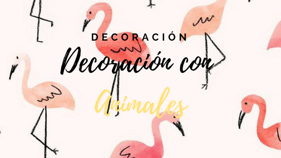 decorar con animales de madera