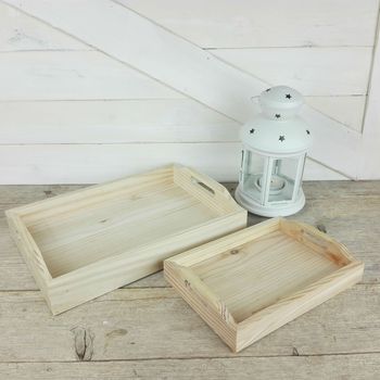 Bandeja de madera clásica