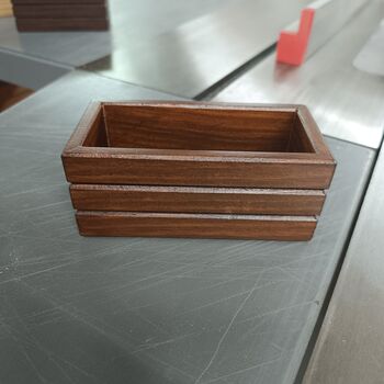 Porta azucarillos madera