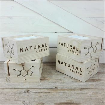 Servilletero de madera "mini-servis" - Apertura simple