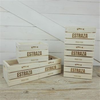 Caja de madera sobremesa