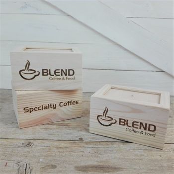 Servilletero de madera "mini-servis" - Apertura simple