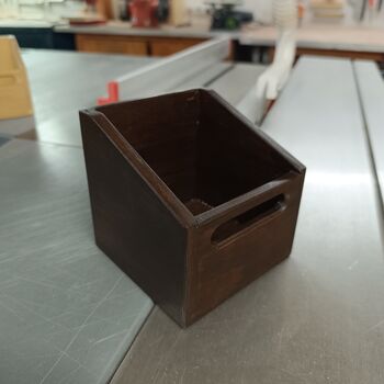 Caja de madera aceitera