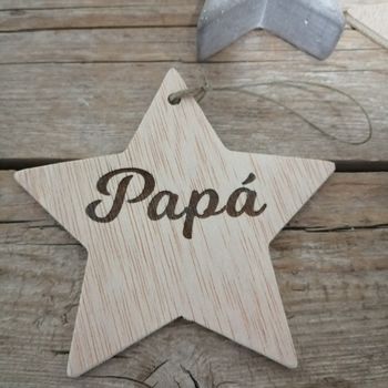 Estrellas de Navidad con nombre