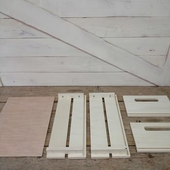 Caja de madera - (Kit desmontable)