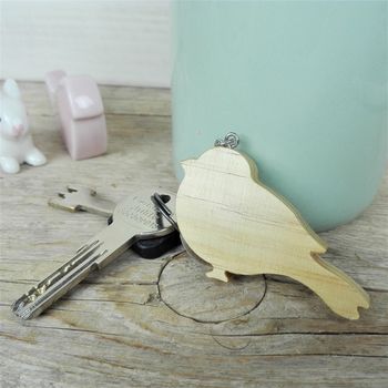 Llaveros animales de madera