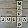 Letras de madera Scrabble